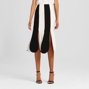 Victoria Beckham x Target Scallop Skirt SZ 2